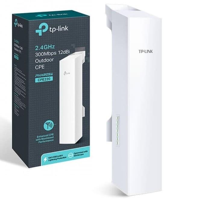TP-LINK CPE220 2.4GHz 300Mbps 12dBi Outdoor CPE